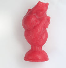 Load image into Gallery viewer, Red Heart Candle, Anatomical heart